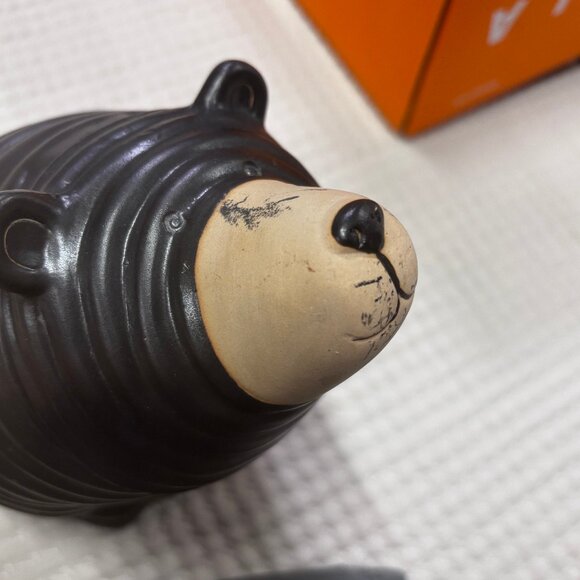 Black Bear Ceramic Everyday Cookie & Candy Jar with Lid - Picture 4 of 6